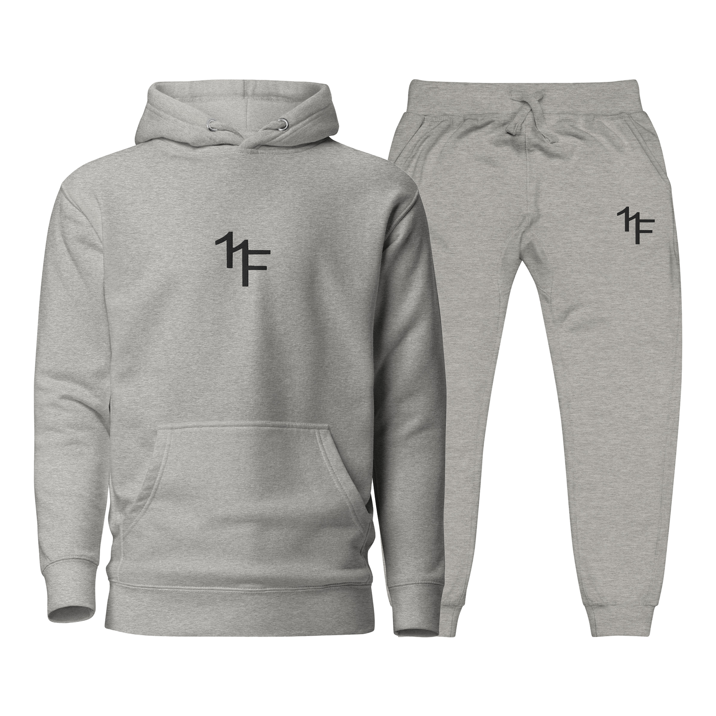 GREY - NF EMBROIDERED TRACKSUIT