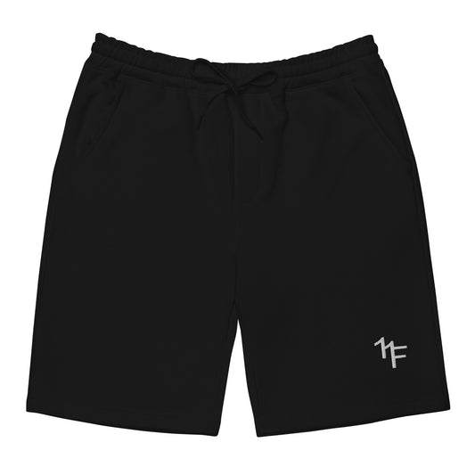 BLACK - NF EMBROIDERED SHORTS