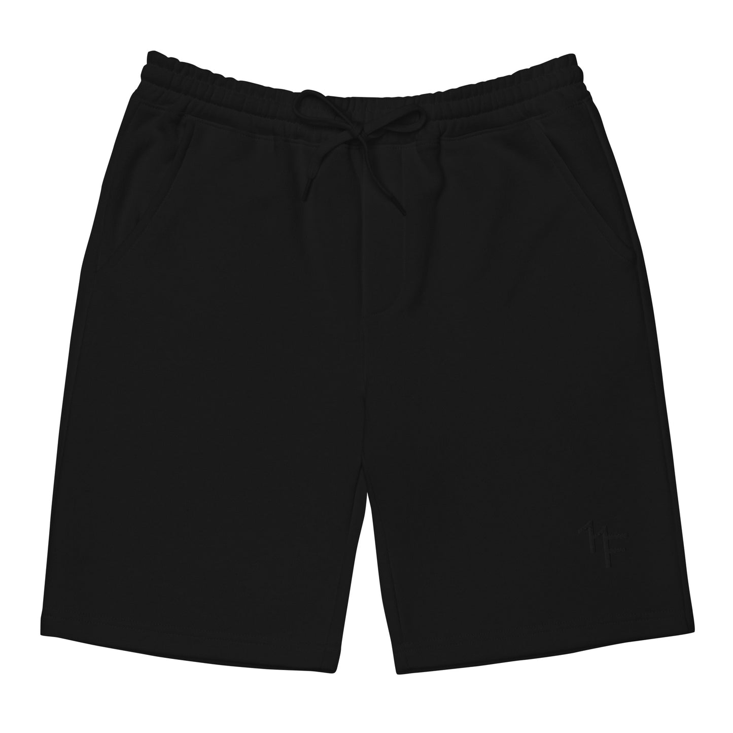 BLACK/BLACK - NF EMBROIDERED SHORTS