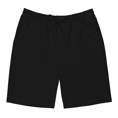 BLACK/BLACK - NF EMBROIDERED SHORTS