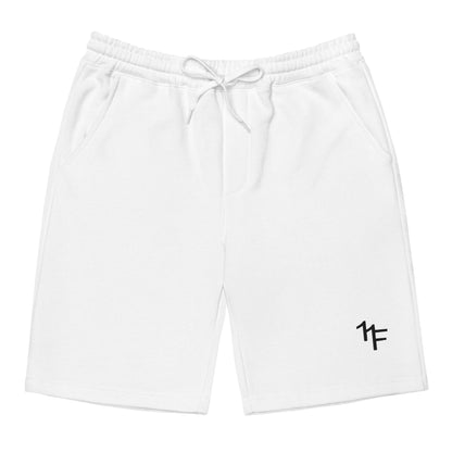 WHITE - NF EMBROIDERED SHORTS