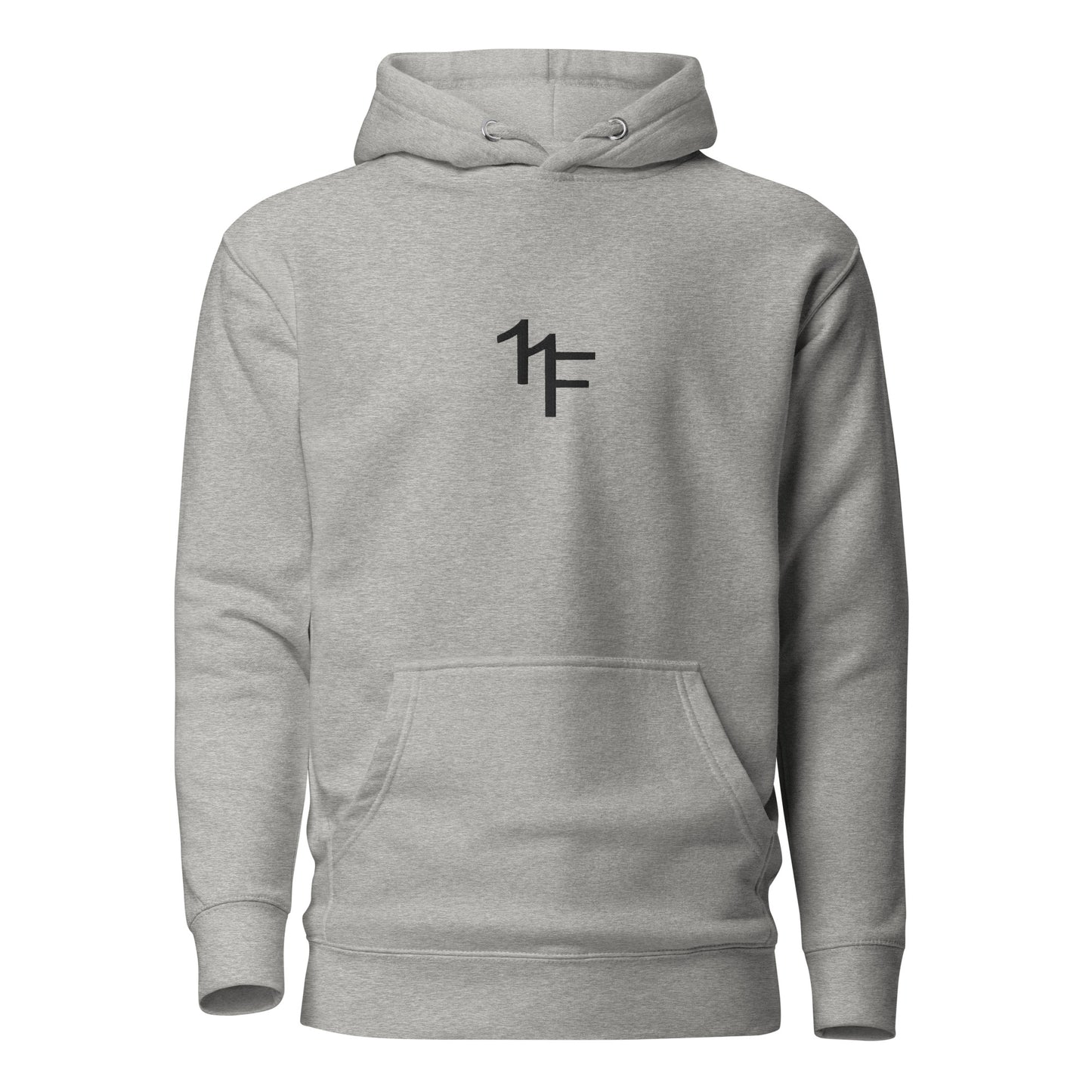 GREY - NF EMBROIDERED HOODIE