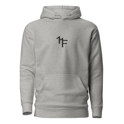 GREY - NF EMBROIDERED HOODIE